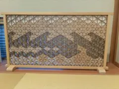 ⑧組子細工 衝立 パーテーション 伝統工芸品 - メルカリ