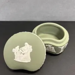 【F】Wedgwood ウエッジウッド　ジャスパー　つや消し　セージグリーンのサムネイル