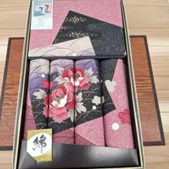 未使用品　座布団カバー　5枚組　綿100%　55cm×59cm　銘仙判　Mサイズ