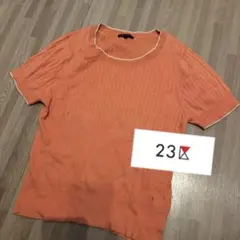 23区　リブニット　オレンジのサムネイル