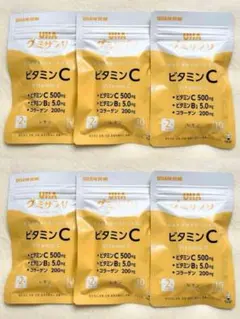 UHA味覚糖 グミサプリ ビタミンC 10days 6袋セット 【60日分】