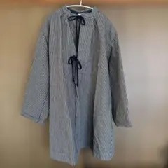 うさとの服  usaato ヘンプコットン 名人織り コート 羽織り 美品 うさとの服 usaato ヘンプコットン 名人織り コート 羽織り 美品