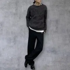 【archive】00s Design RIB KNIT SWEATER