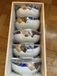 箱入り未使用品⭐︎ KANSAI 玉葉 小鉢揃い　金縁　皿