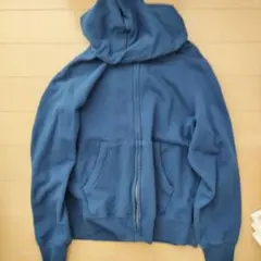 UNIQLO ブルー ジップアップパーカー M