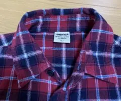 【送料込み】　チェック シャツ　ネルシャツ　Lサイズ 羽織り