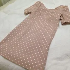 アプワイザーリッシェ ドット バックリボン ワンピース