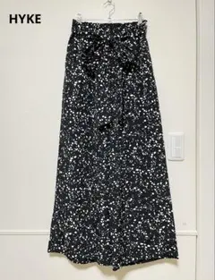 2025年最新】HYKE ハイク プリーツロングスカート ブラック