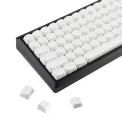 キーキャップ　ホワイト ブランク PBT チェリーMX