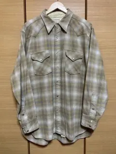 70s PENDLETON WOOL WESTERN OMBRE SHIRT