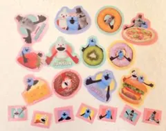 パペットスンスン スンスン フレークシール ロールテープシール 計17枚