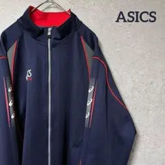 90's ASICS アシックス トラックジャケット ジャージ サッカー XL