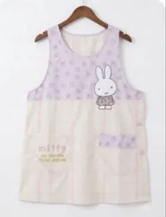 新品 ミッフィー エプロン 花柄 チェック　M〜Lのサムネイル