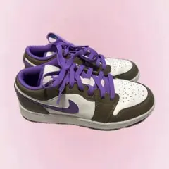Nike Air Jordan 1 Low スニーカー パープルホワイト