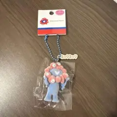 ミャクミャク 立体 PVC キーホルダー プレート付き フロッキー