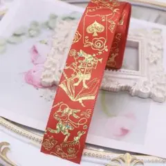 アリス柄リボン