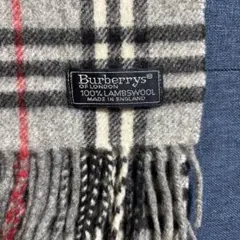 Burberrys マフラー ラムウール100% チェック柄のサムネイル