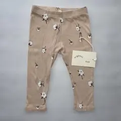 organic zoo コットンフラワー　レギンス　6-12m