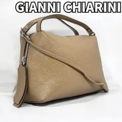 は*み様 ジャンニキャリーニ　アリファM 2WAY ショルダーバッグ　ブラウン系