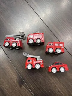 ミニカー消防車　5台セット