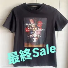 Account 半袖 パロディTシャツ ブラック Sサイズ