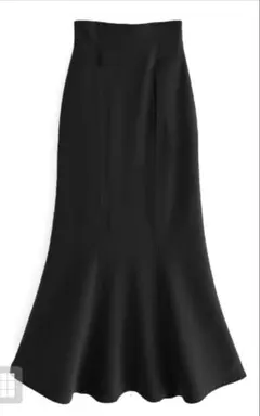 GRL バックスリットマーメイドスカート 黒 sサイズ