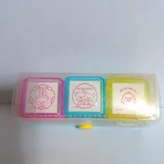 リラックマ　判子　スタンプ　3つセット　ケース入り　よくできました　キイロイトリ
