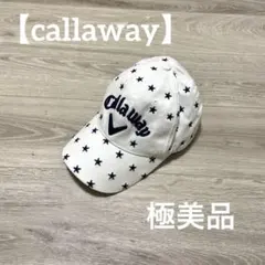 【極美品✨】callaway レディース　ゴルフウェア　キャップ　ホワイト