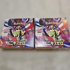 【未開封新品シュリンク付き】ポケモン ムニキスゼロ ２BOX
