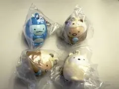 すみっコぐらし 顔が動くと、光るライト2 とかげ とんかつ しろくま　4つセット