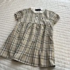 未使用★EAST BOY チェックワンピース　半袖　90