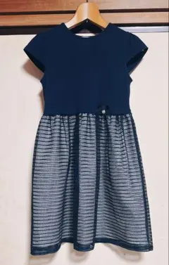 タルティーヌショコラ　ワンピース　140 紺色
