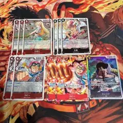 ワンピースカード コビー ひばり 孔雀 センゴク デッキパーツ まとめ売り