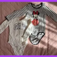 GAP babyGap 水玉 ロンパース・H&Mミニー 2点セット80サイズ