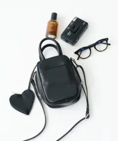 【新品】 CIAOPANIC TYPY ハートポーチ付きマルチウェイBAG 黒