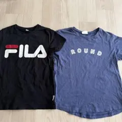 Tシャツ 2枚セット 120cm フィラ ブリーズ FILA 綿100%