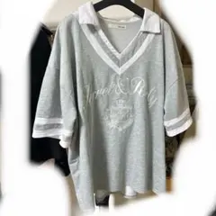 ROYAL PARTY Vネック 半袖 Tシャツ
