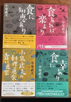 「食あれば楽あり」など小泉武夫４冊