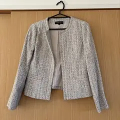 INDIVI ノーカラージャケット 38