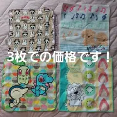 ハンカチ　3枚あたりの値段です