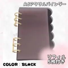 アクリルバインダー A6 貯金 セービングチャレンジ リフィルセットsaving