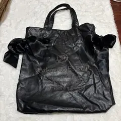 Maison de FLEUR キルティングトートバッグ　ブラック