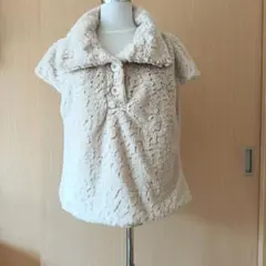レディース　フェイクファートップス　M〜Lサイズ