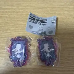 LESSERAFIM ユンジン Wアクリルチャーム×2個 マイメロ クロミ