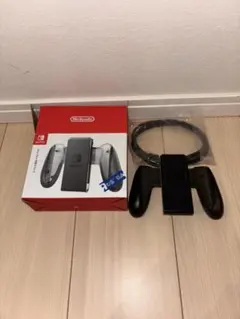 Switch 純正品Joy-Con グリップ　USB充電ケーブルは未使用