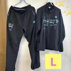 アリーナ　ウィンドジャケット＆ロングパンツ　ブラック　Ｌサイズ　美品✨✨のサムネイル