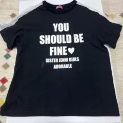 SISTER JENNI ロゴプリントTシャツ ブラック