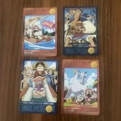 ワンピース カードダス　ハイパーバトル　初期　４枚セット