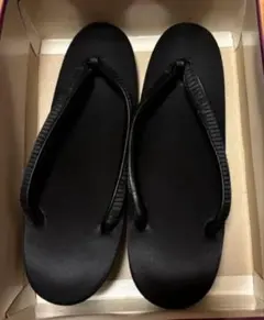 草履　黒　ブラックフォーマル