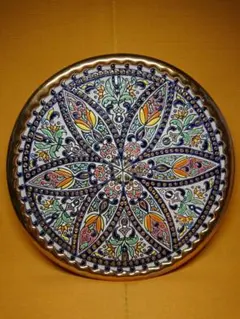 【美品】飾り皿　金彩　ヨーロッパ　置物　インテリア　工芸品　美術品　A2566